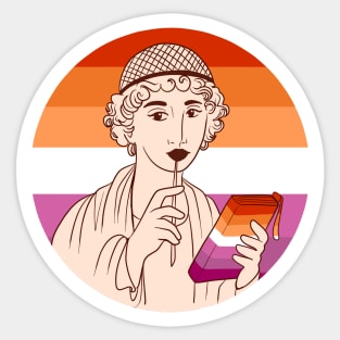 Sappho Lesbian Flag Sticker